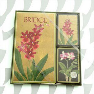 CASPARi New York Vintage Bridge Playing Card Large Print Card Set NEW NIB